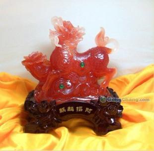 琉璃神獸，招財(cái)鎮(zhèn)宅 廠家直供創(chuàng)意琉璃貔貅與麒麟鑒賞